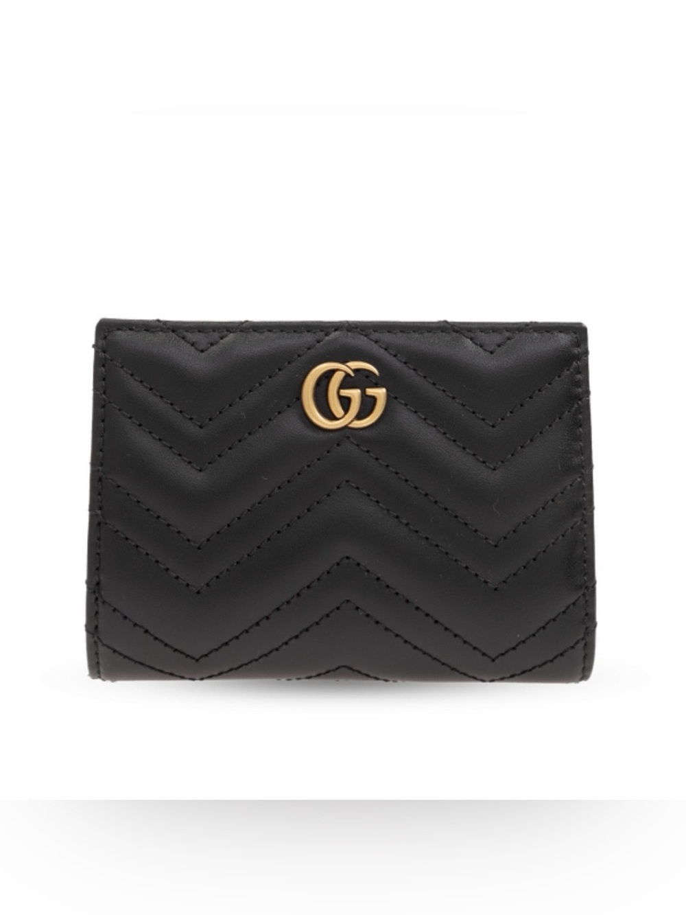 GUCCI Marmont GG quilted leather small wallet